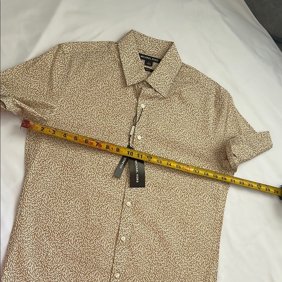 Michael Kors Tan Casual Button Down Shirt - Picture 6 of 11
